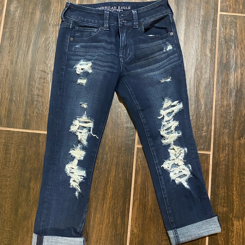American Eagle crop jeans